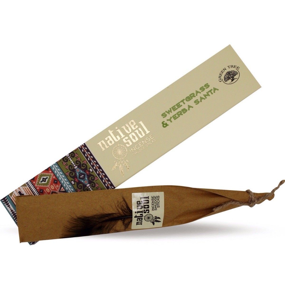 Native Soul Rökelse Stickor - Sweet Grass / Yerba Santa