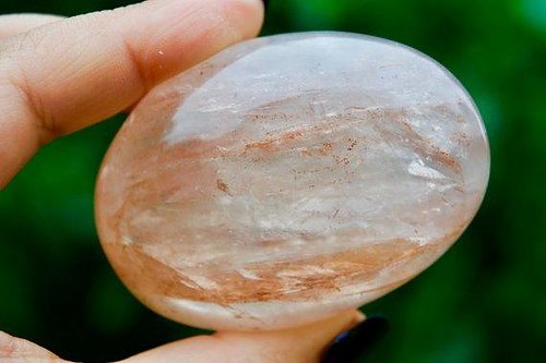 Pebbles "No Worry Stone" -  Röd Hematoid - 2