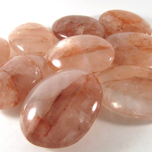 Pebbles "No Worry Stone" -  Röd Hematoid - 3