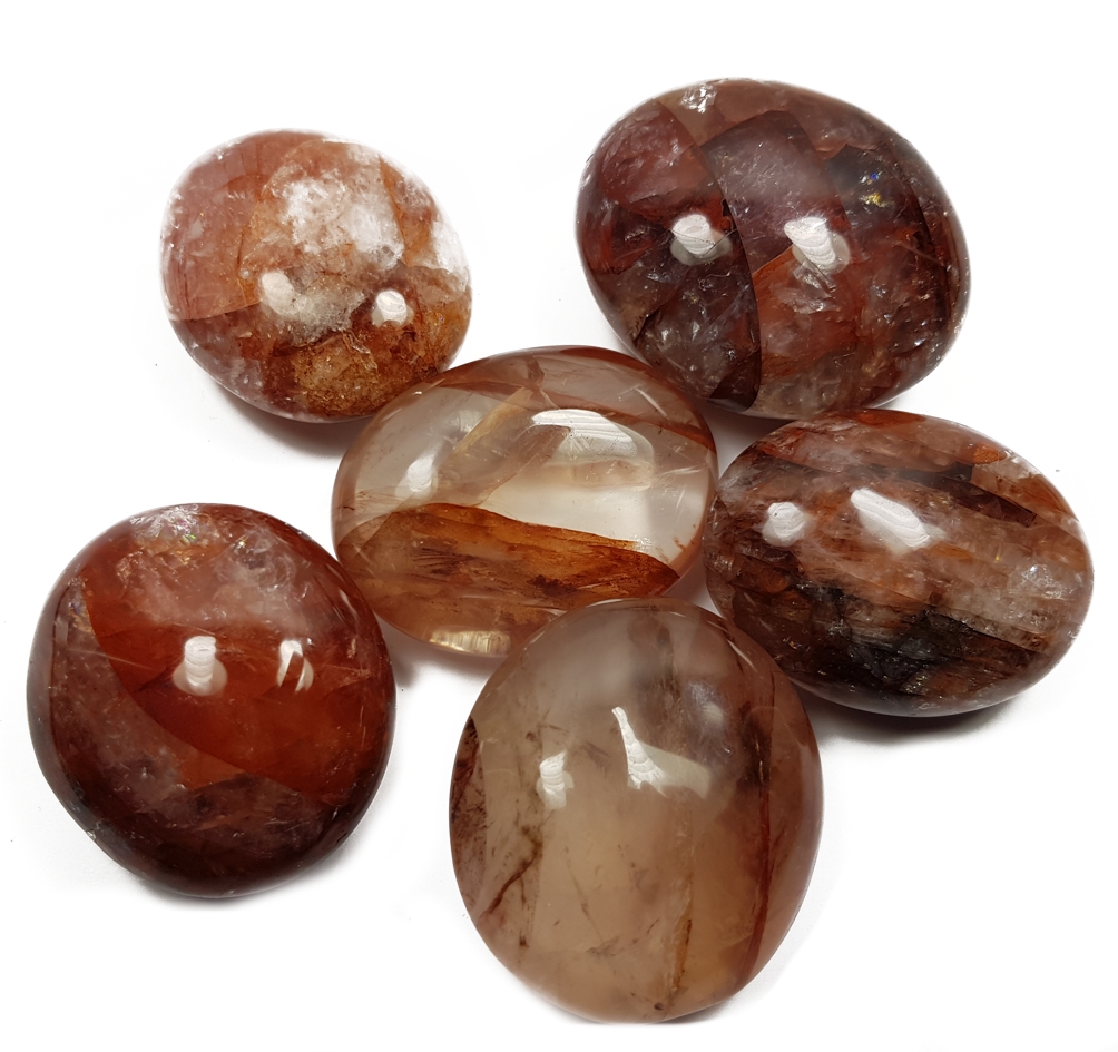 Pebbles "No Worry Stone" -  Röd Hematoid
