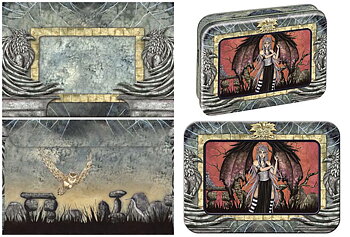 Amy Brown Vykort Web Dreams paket