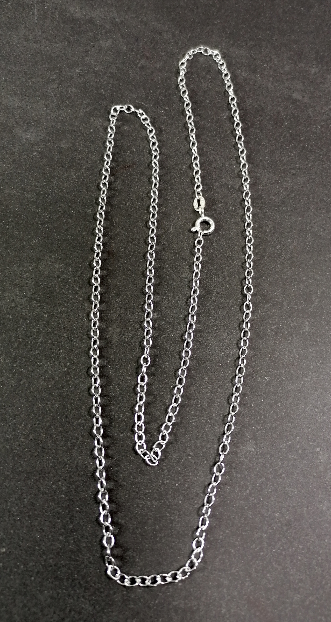 "Oval Link" kedja  i Sterling Silver  - 3mm