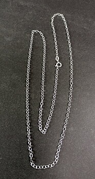 "Oval Link" kedja  i Sterling Silver  - 3mm
