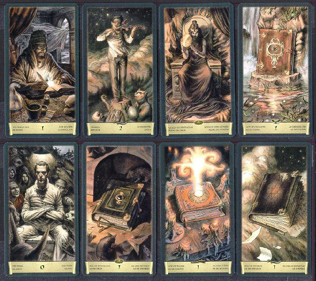 Dark Grimoire Tarot kortlek - Engelska - 2
