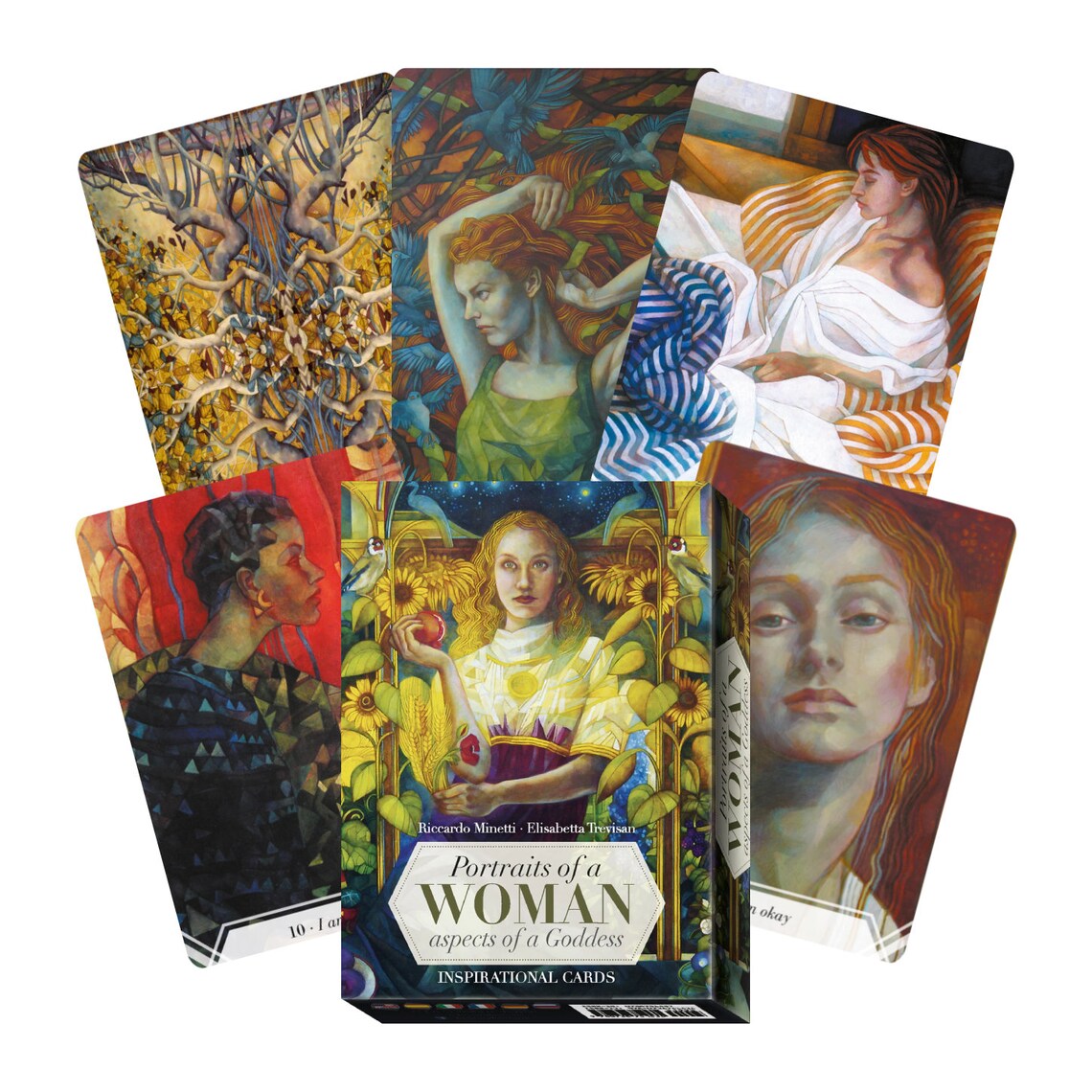 Portraits of a Woman Aspects of a Goddess Inspirational Cards - Lo Scarabeo Riccardo Minetti Elisabetta Trevisan