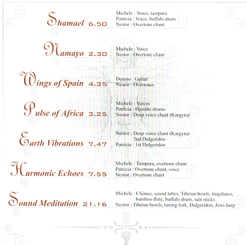 Harmonic Encounters CD - Michêle Averard