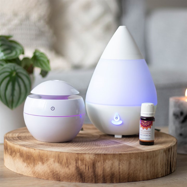 stor vit diffuser luftfuktare 