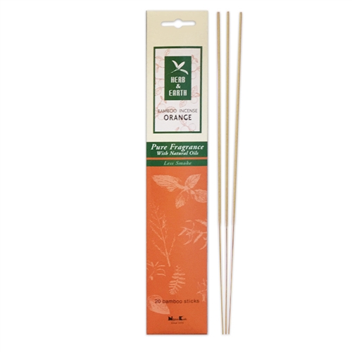 Japansk Rökelse Pinnar,  Herb & Earth  - Apelsin