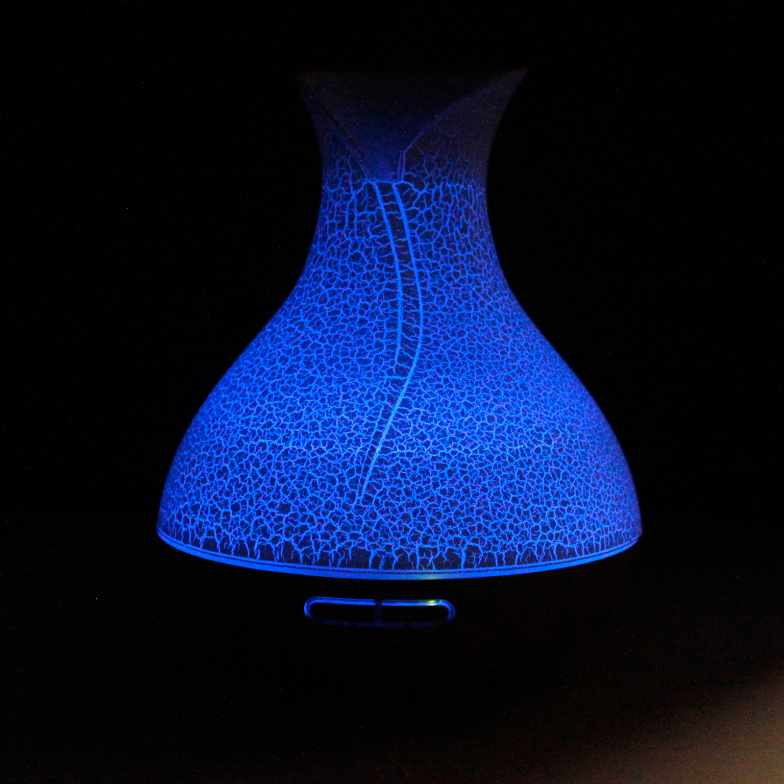 palma diffuser luftuktare usb led blå