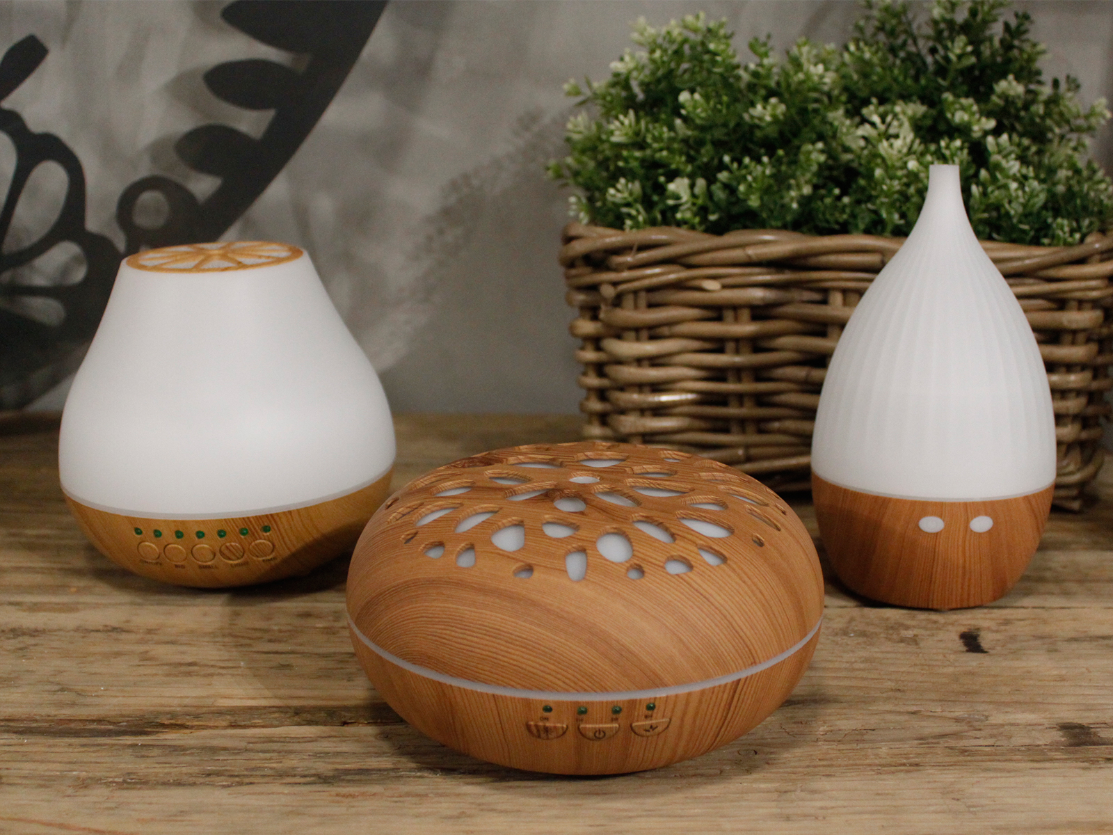 oslo diffuser luftfuktare usb led