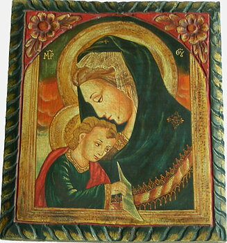 Handmålade Ikon