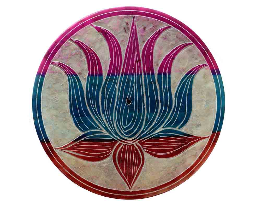 Rökelse Hållare  - Såpsten  - Lotus 