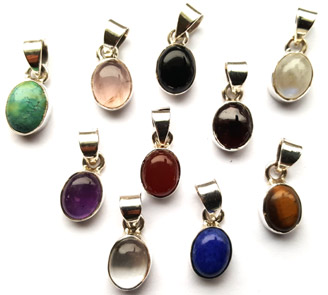 Månadsstenar / Stjärntecken Hänge - Liten / Cabochon - 2