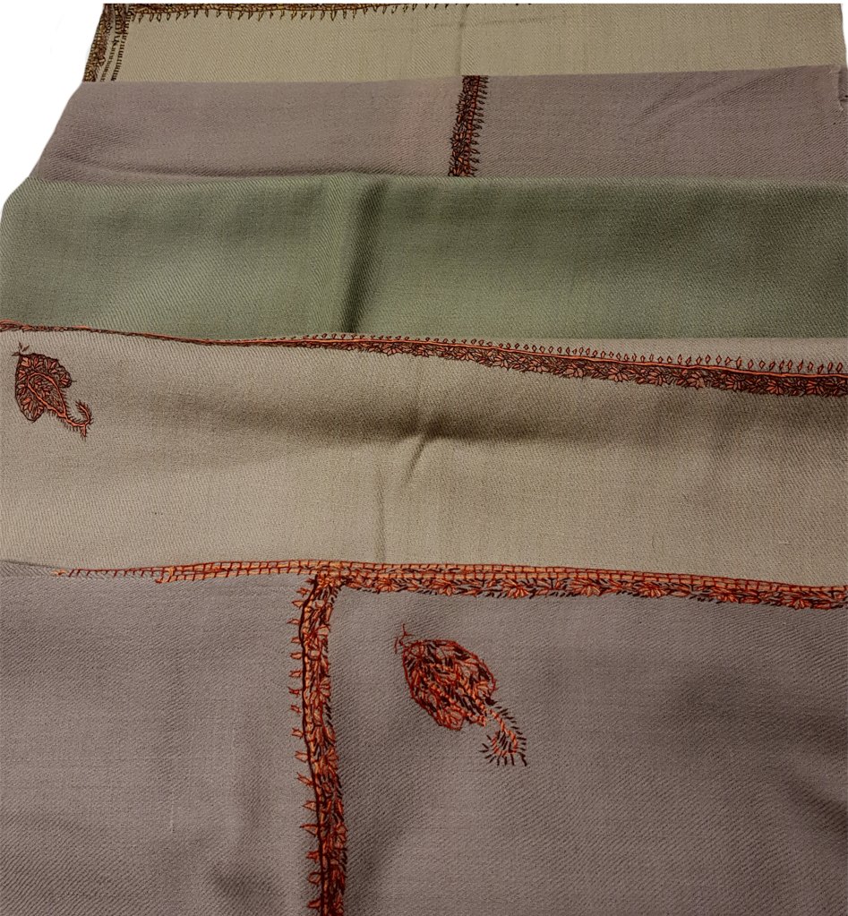 Yoga Sjal  - Handvävd i Kashmir Ull - 2.e sorting