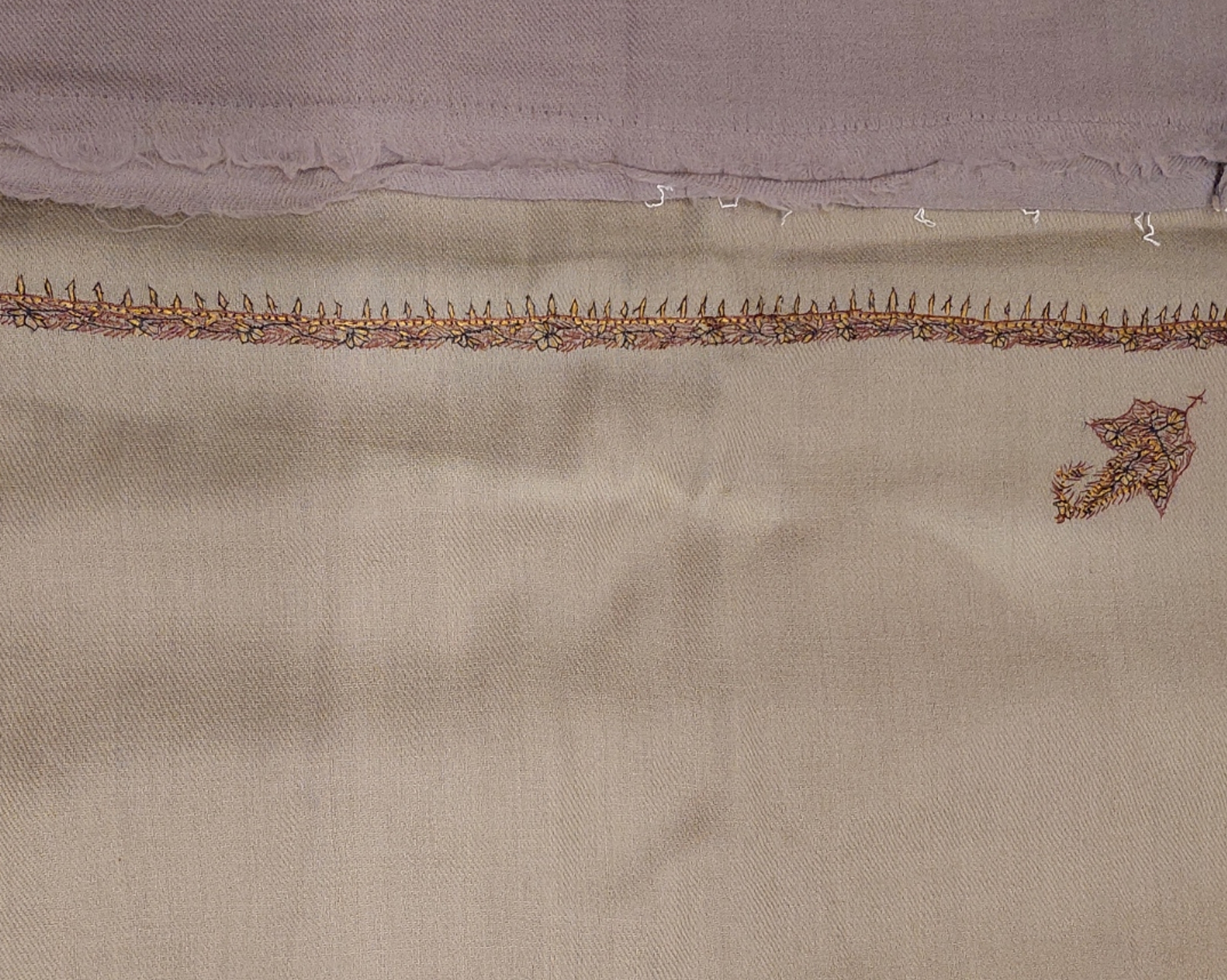 Yoga Sjal  - Handvävd i Kashmir Ull - 2.e sorting - 4