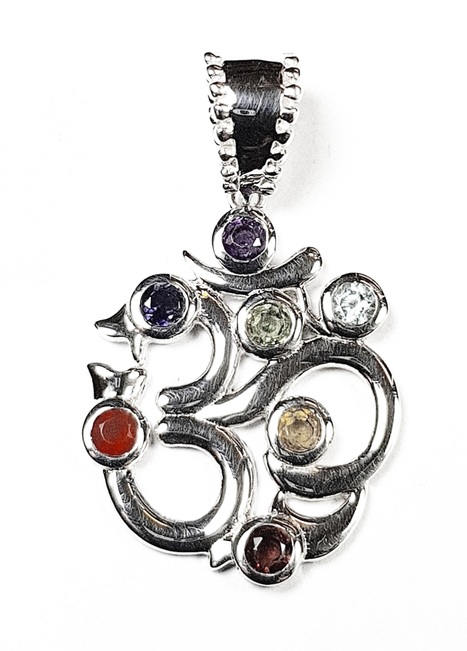 Chakra Aum i Sterling silver