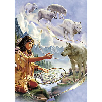 Stora Dubbla vykort / Poster  -  Dreamcatcher - 35cm