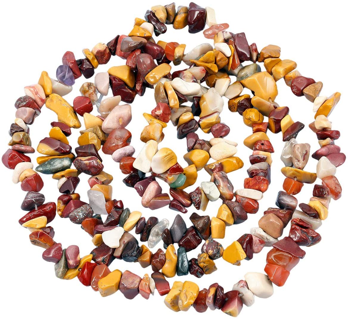 Mookait Jaspis Chip Halsband - 2
