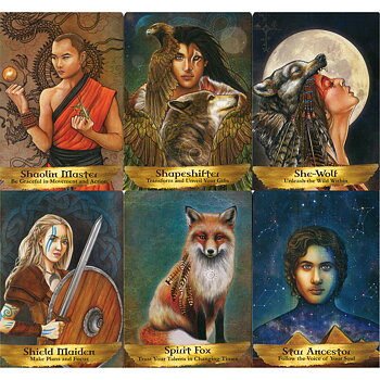 Angels and Ancestors Pocket Oracle Cards,   55-Card Deck and Guidebook Kyle Gray