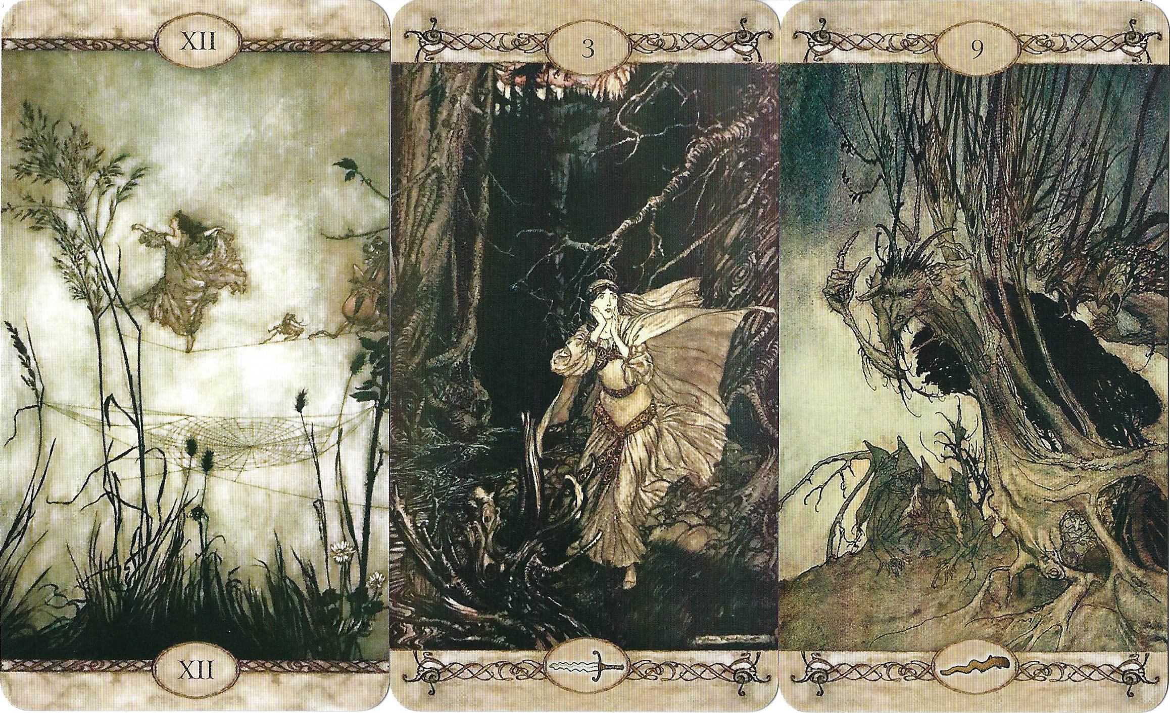 Rackham Tarot  - Arthur Rackham  - 4