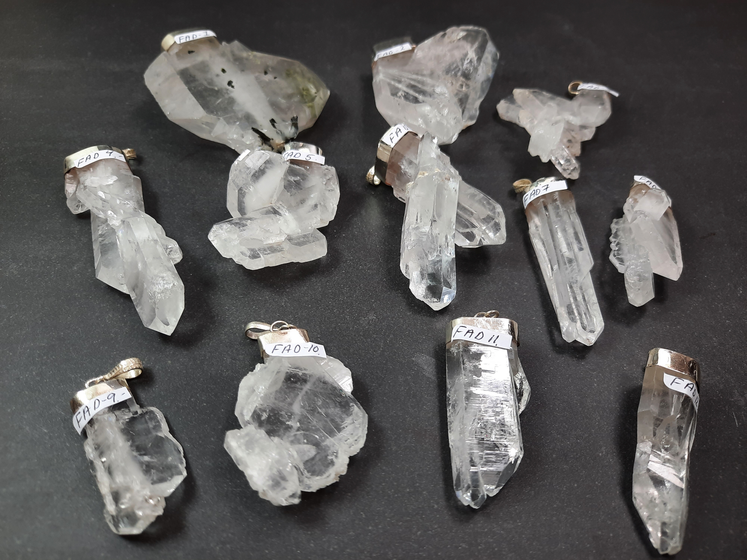 Faden kvarts (Bergkristall)  hängen  - AA kvalitet - 2