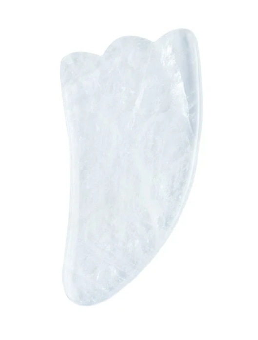 Guasha Massage Verktyg  - Vågform- Bergkristall   -10cm - 4
