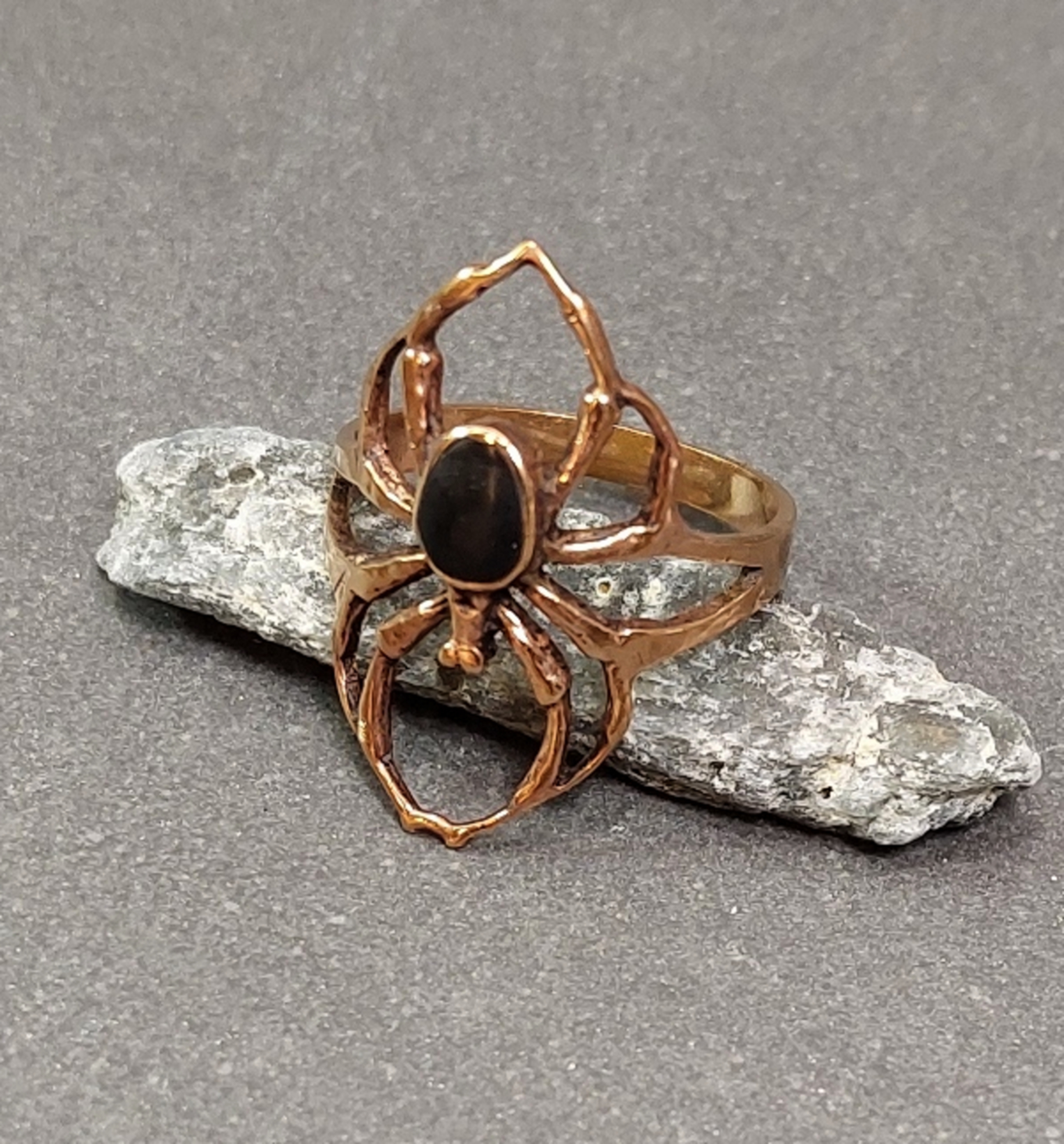 Spindel ring i Brons  