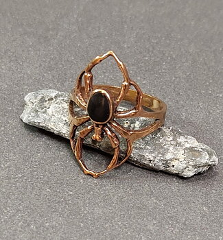 Spindel ring i Brons  