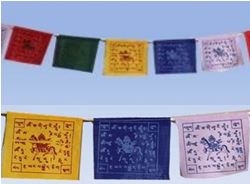 Tibetanska böneflaggor - XXL 25st flaggor - 2