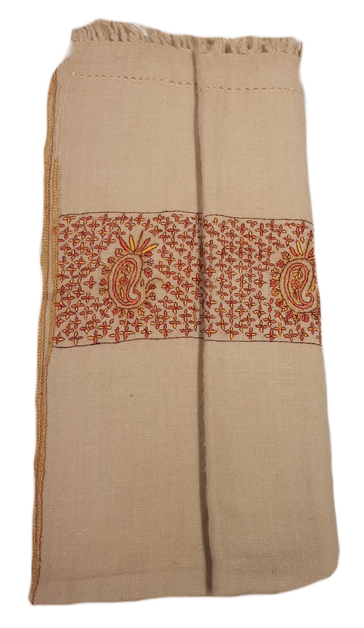 Pashminasjal  -Beige Paisley 