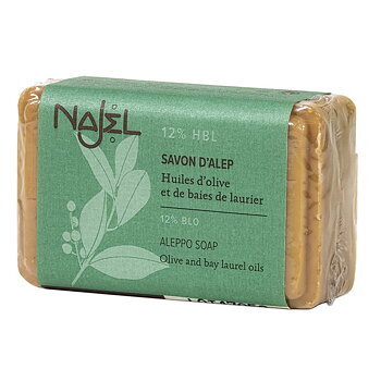Aleppotvål 12% lagerbärsolja - 100gram