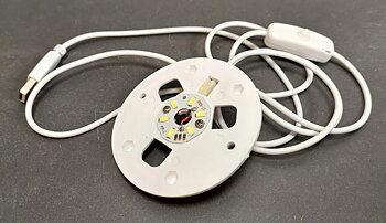 Selenit Lampa  med Led lampa - 8cm