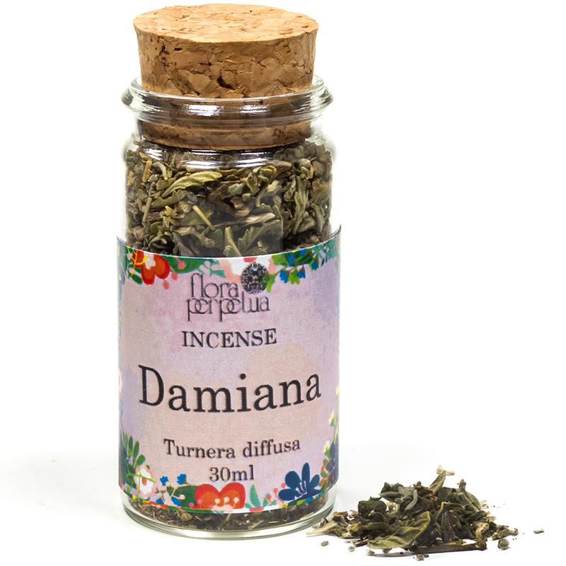 Damiana blad i glasburk - 30ml