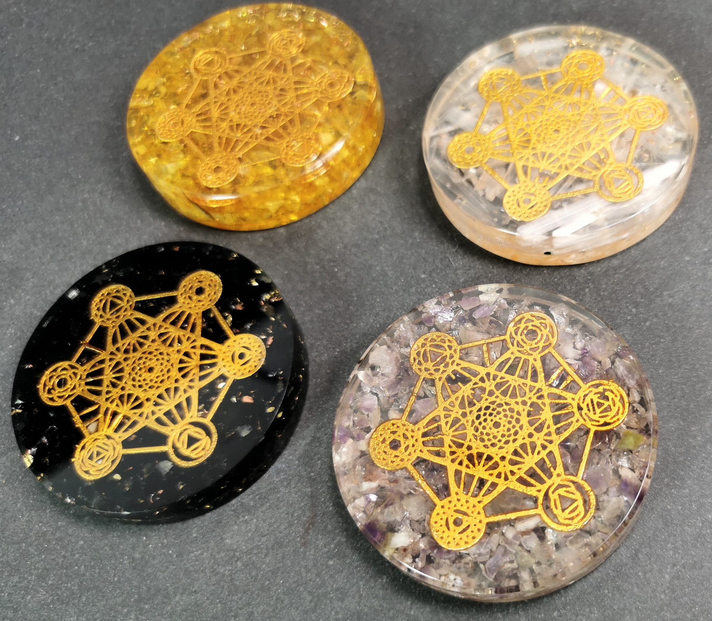 Metatron Orgonit Platta  - 5cm - 2