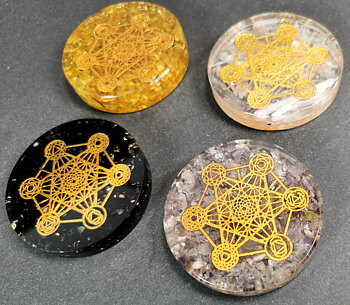 Metatron Orgonit Platta  - 5cm