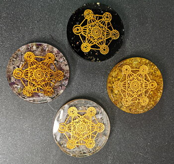 Metatron Orgonit Platta  - 5cm