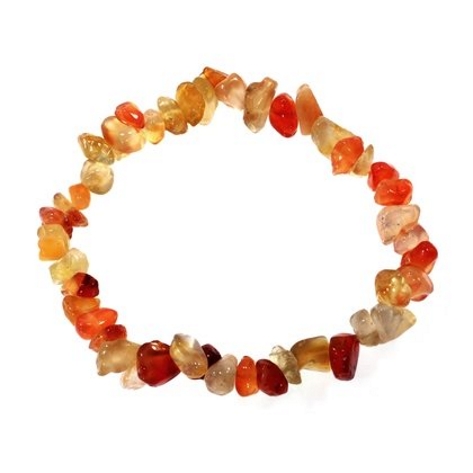 Karneol Chip Armband 