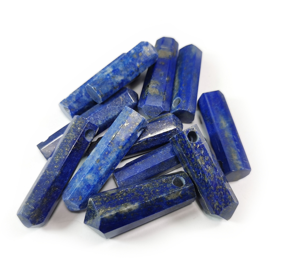  Lapis Lazuli spets med 3mm Hål