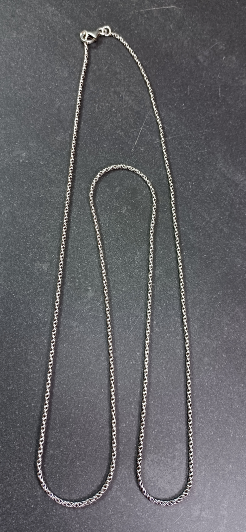 Antik flätat Kedja i Sterling Silver  - 77cm