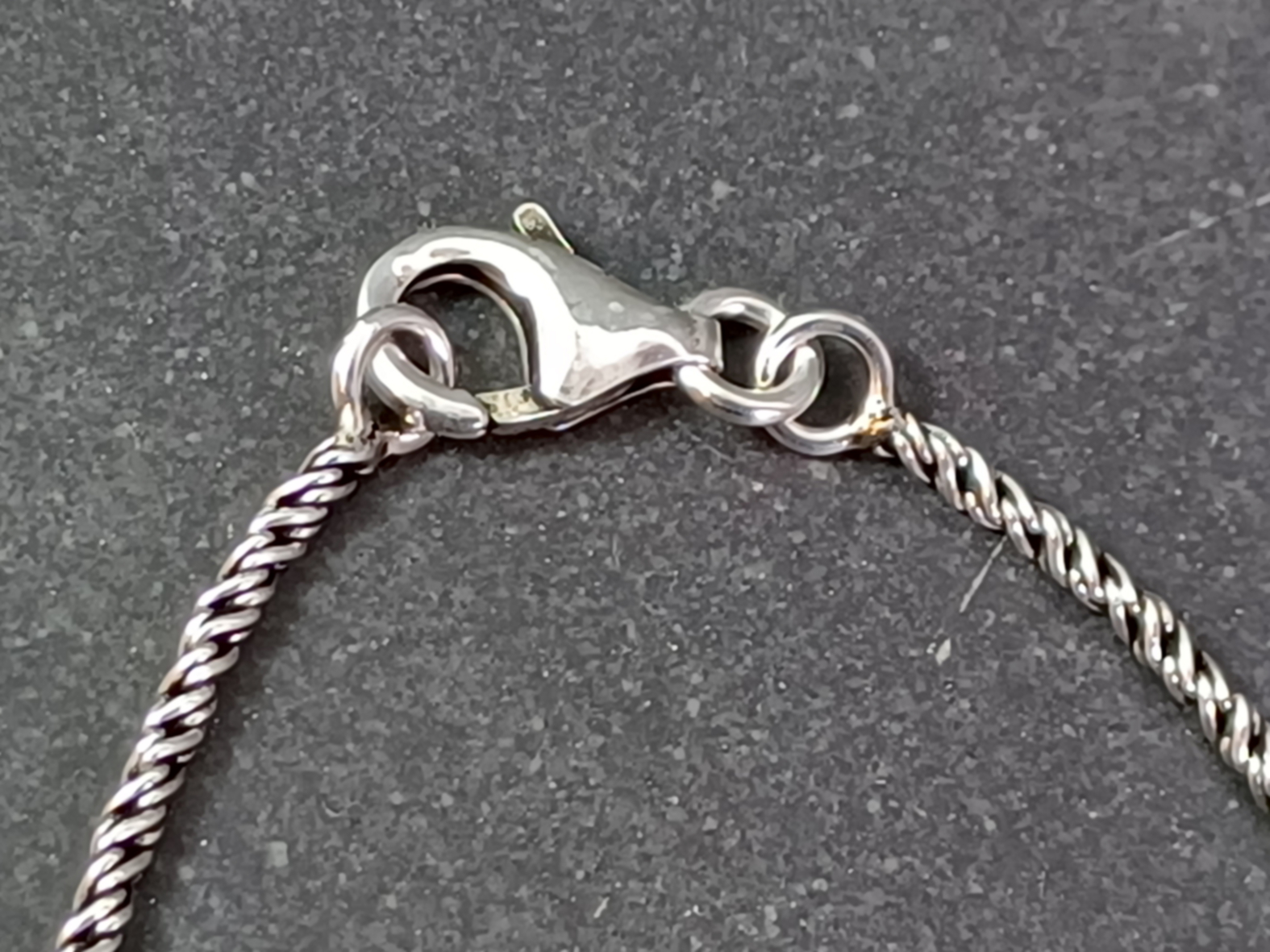 Antik flätat Kedja i Sterling Silver  - 77cm - 2