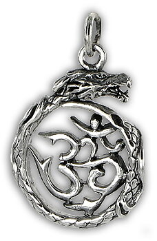 Aum Drake Hänge i  Silver 