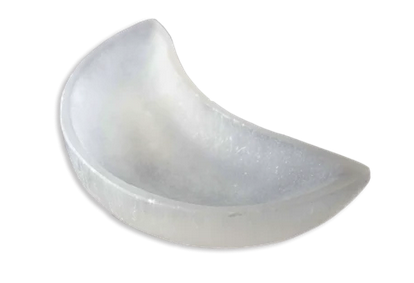 Selenit skål,  Måne - ca 10cm