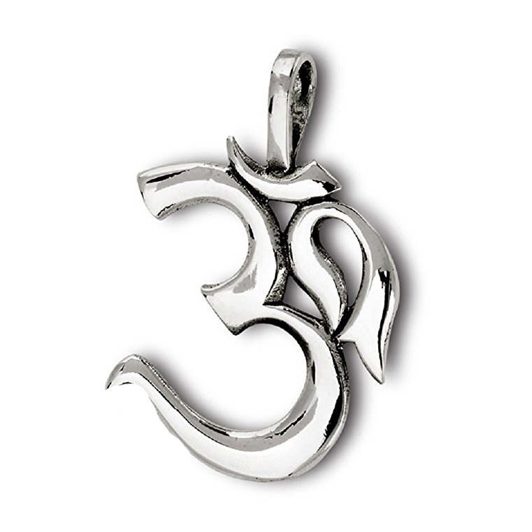 Aum Hänge i Silver -  42mm