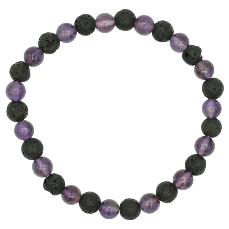 Lavasten och Ametist Armband  - 2