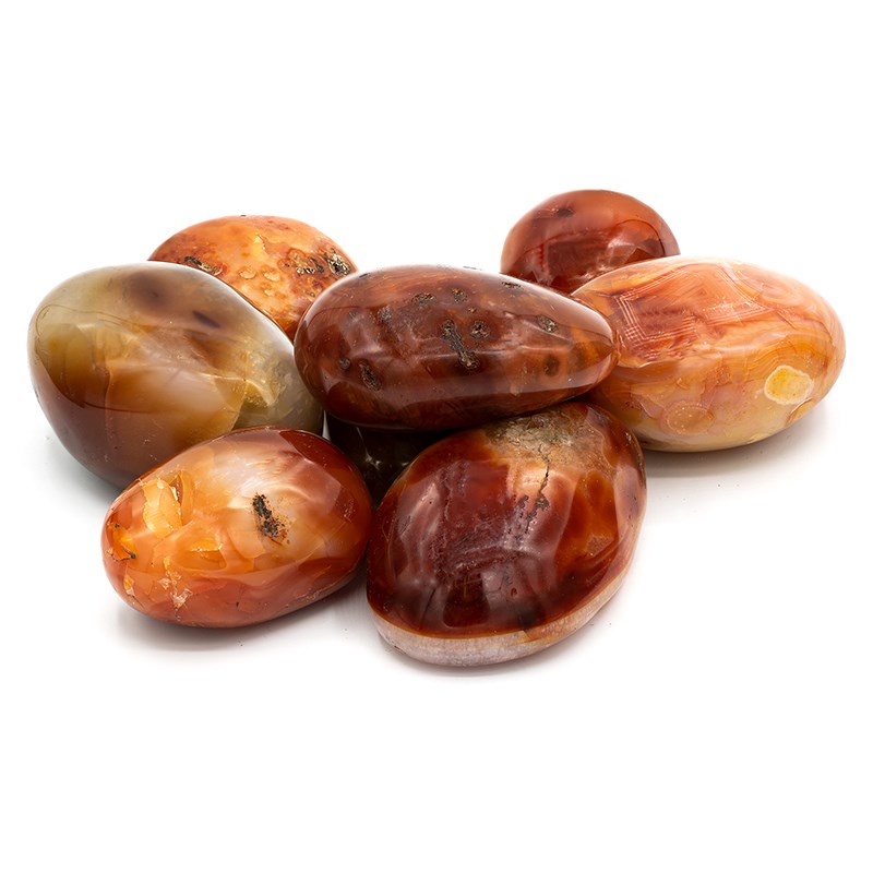 Pebbles "No Worry Stone" - Karneol