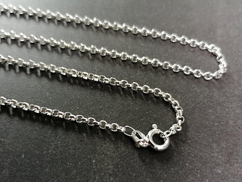 Rund Länk Kedja i Sterling Silver  - 2mm