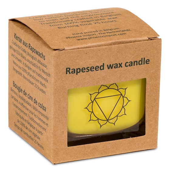 Chakra Doftljus av rapsfrövax - Solarplexus – Manipura - 2
