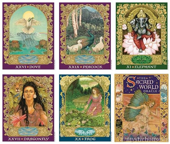 The Sacred World Oracle (44-card deck & instruction booklet)  - 3