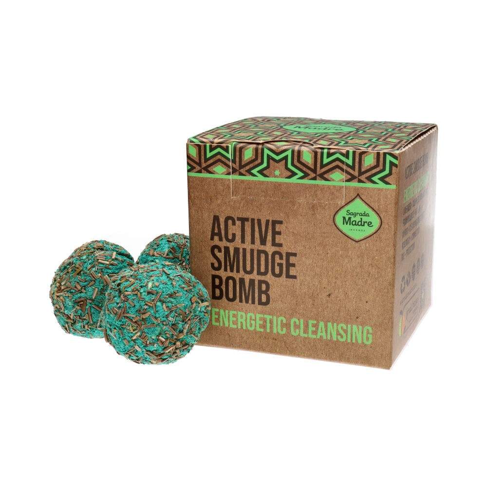  Bombita Box Smudge Bomb, Sagrada Madre - Energetic Cleansing  8pack