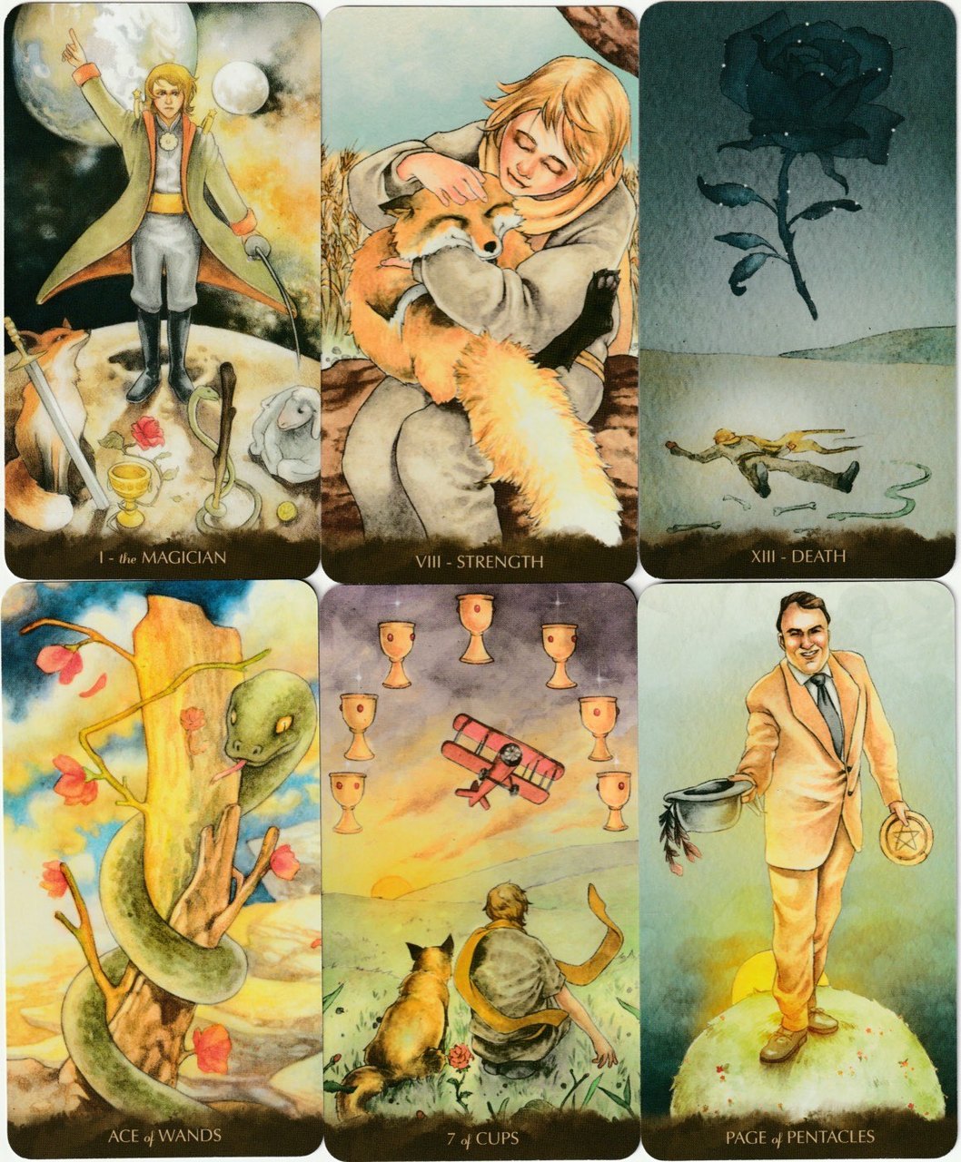 Tarot of the Little Prince   -  Rachel Paul  / Martina Rossi  - 2